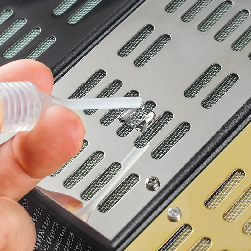 Cigar Humidifier Metal Face Cigar Moisturizing Tablets Rectangle Design Cigar Humidor Moisture Accessories