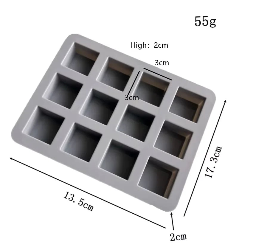 Diy  Ice Lattice Bakeware Silicone Cake Mold Tool ,pudding  Ice Cream Handmade Cake Mold