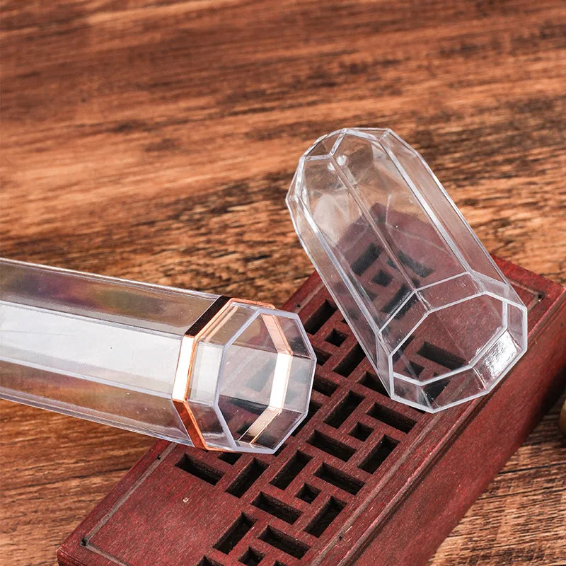 Acrylic Travel Cigar Tube Fashion Humidor Holder Cigar Case Portable Storage Clear Storage Box Cigar Accessories