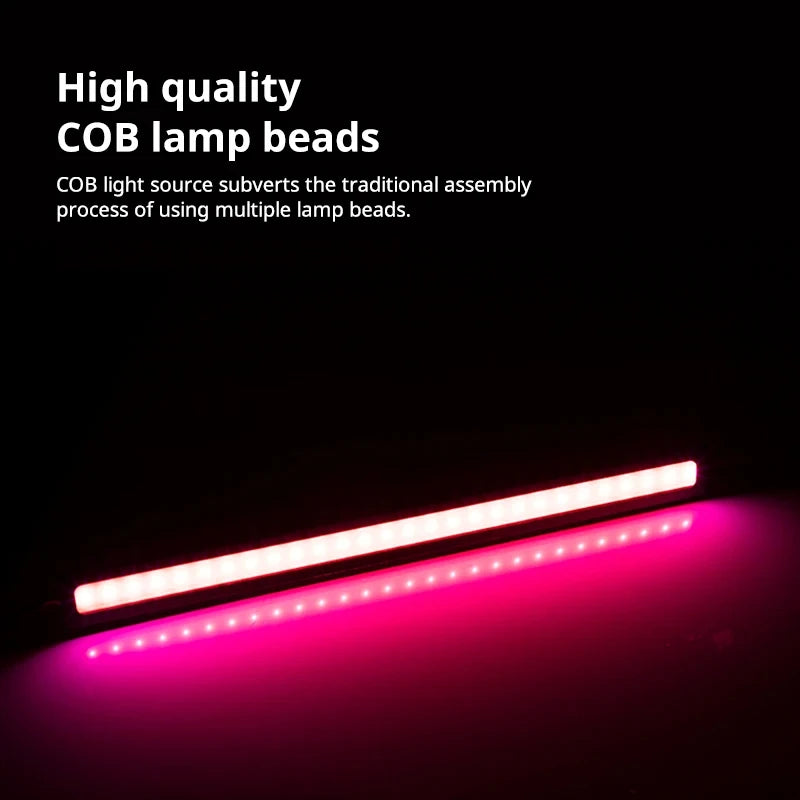 2Pcs 17cm Waterproof Led Cob Light Stripe Ultra-thin High-brightness LED Daytime Running Lights 12V Decorative Lighting