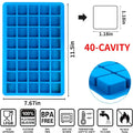 1 Square Chocolate Bar Mold Silicone Deep Cavity Mold Fondant Mold Candy Jelly Ice Cube Praline Caramel Mold DIY Cake BakingTooL