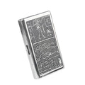 Coarse Medium Fine Three Use Creative Cigarette case Portable Metal Anti Pressure Cigarette Box Personalized men Smoking Tool