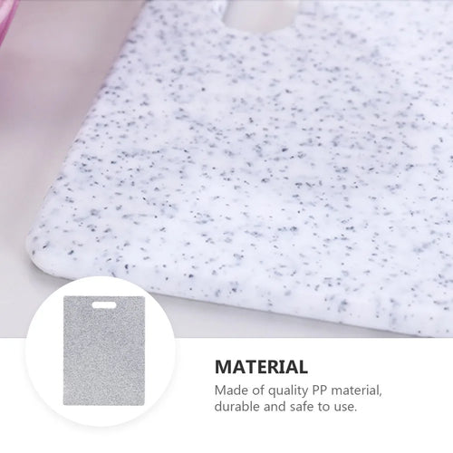 1Pcs Marble Look Cutting Board PP Material Portable Lightweight Wear Resistant Kitchen Cutting Board for Fruit Vegetable Meat