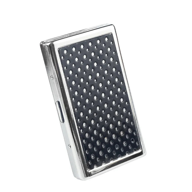 Coarse Medium Fine Three Use Creative Cigarette case Portable Metal Anti Pressure Cigarette Box Personalized men Smoking Tool