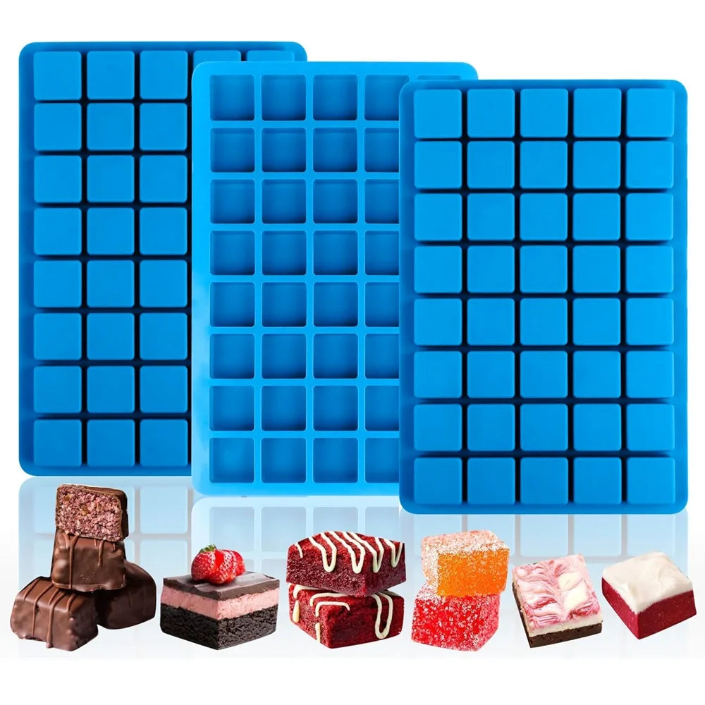 1 Square Chocolate Bar Mold Silicone Deep Cavity Mold Fondant Mold Candy Jelly Ice Cube Praline Caramel Mold DIY Cake BakingTooL