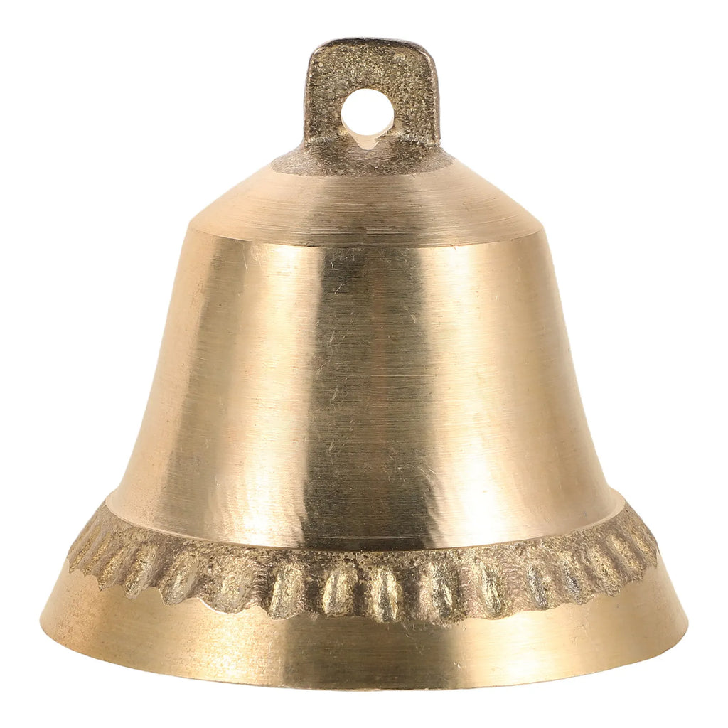 Small Golden Brass Vintage Bell Mini Jingle Charm for Doorbell Dog Collar Pendant DIY Craft Wind Chime Adds Home Atmosphere