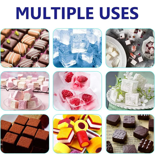 1 Square Chocolate Bar Mold Silicone Deep Cavity Mold Fondant Mold Candy Jelly Ice Cube Praline Caramel Mold DIY Cake BakingTooL