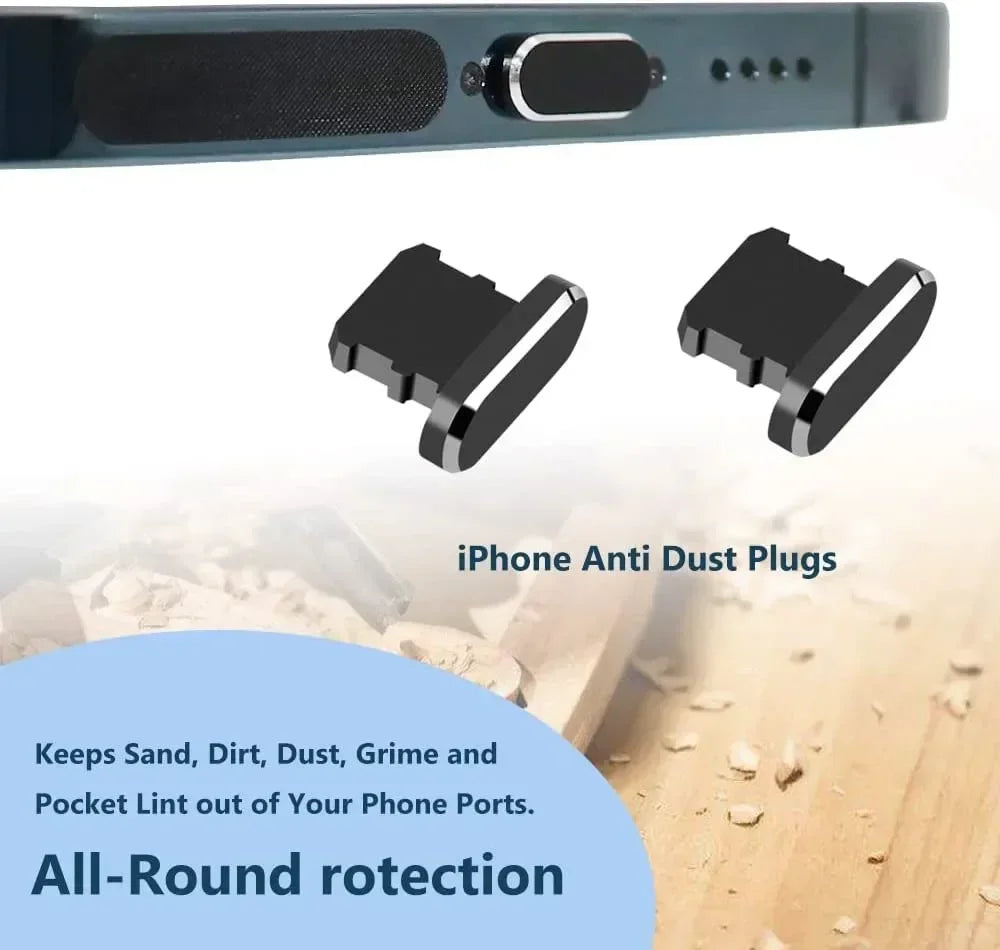 Mobile Phone Speaker Charging Port Cleaning Set Dust Plug for iPhone 16 15 14 Earphones Clean Kit Brush for Samsung Xiaomi
