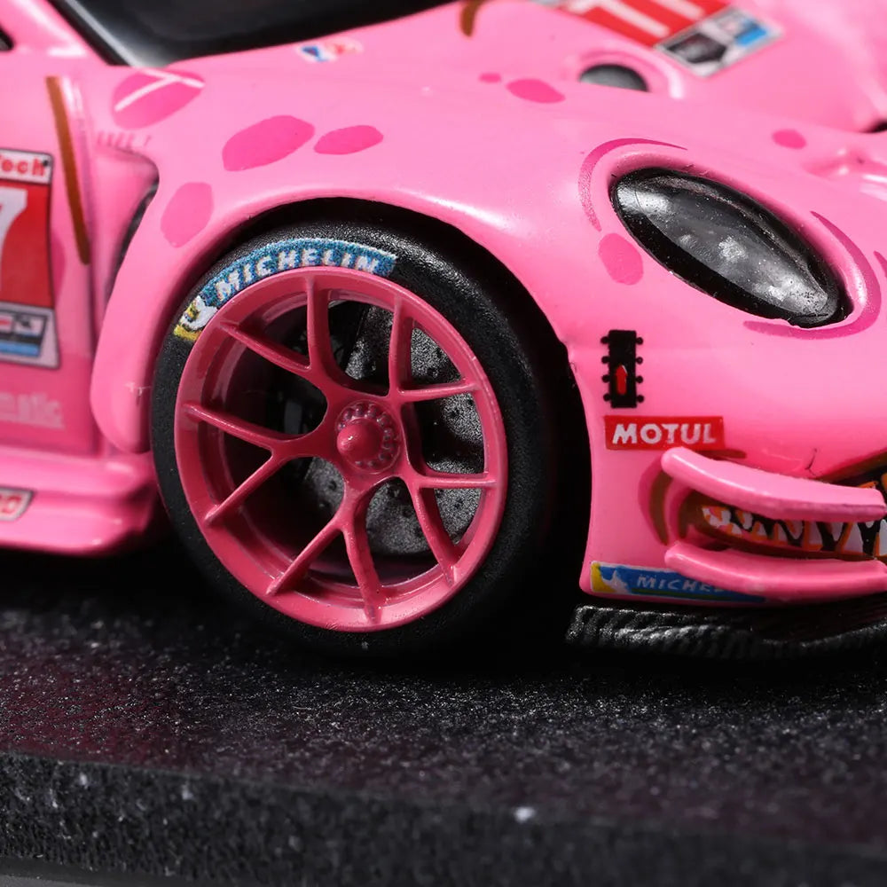 1/64 Model Car Wheels with Rubber Tires Dynamic Bearing Resin Rims 10.8mm Diameter Parts for MINIGT Diecast Model Cars