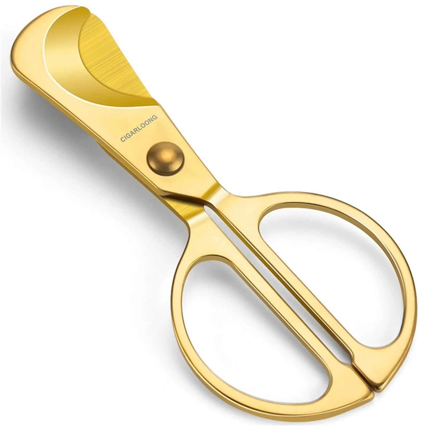 Stainless Steel Sharp Cigar Cutter Smooth Wear-Resistant Portable Handheld Cigar Scissor Smoking Accessories Father's Day Gift