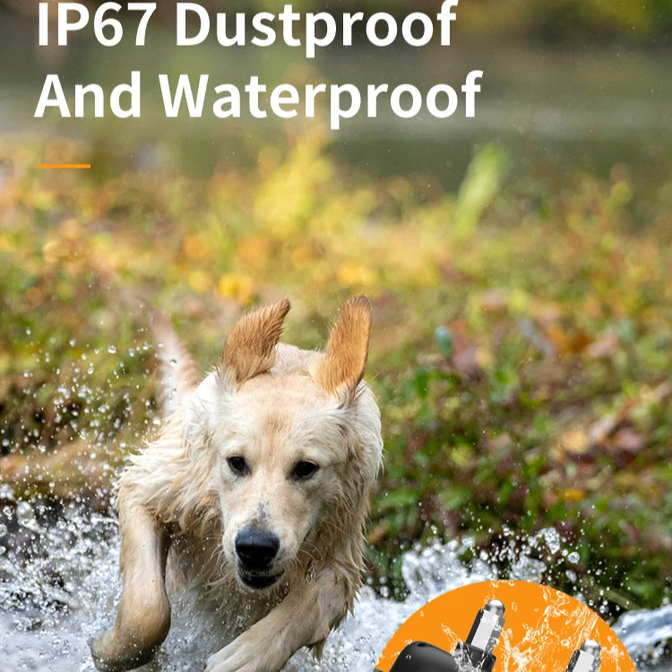 Waterproof Remote Control Large Breed Dogs Vibration Static Luxury Bark Reflective Training Dog Shock Collar