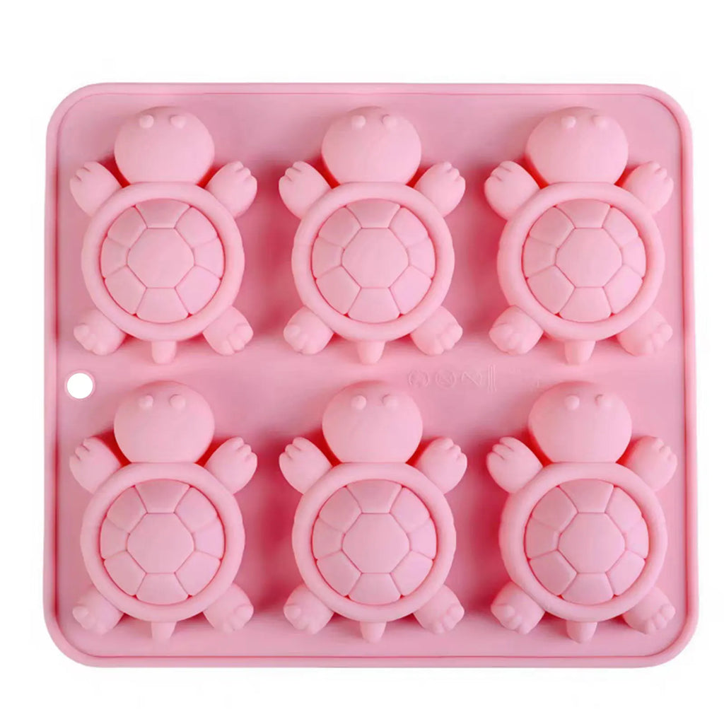 Turtles Ice Tray 3D Tortoises Sea Turtles Silicone Mold For DIY Ice Cubes Hand-Made Kitchen Baking Supplies For Kids' Activities