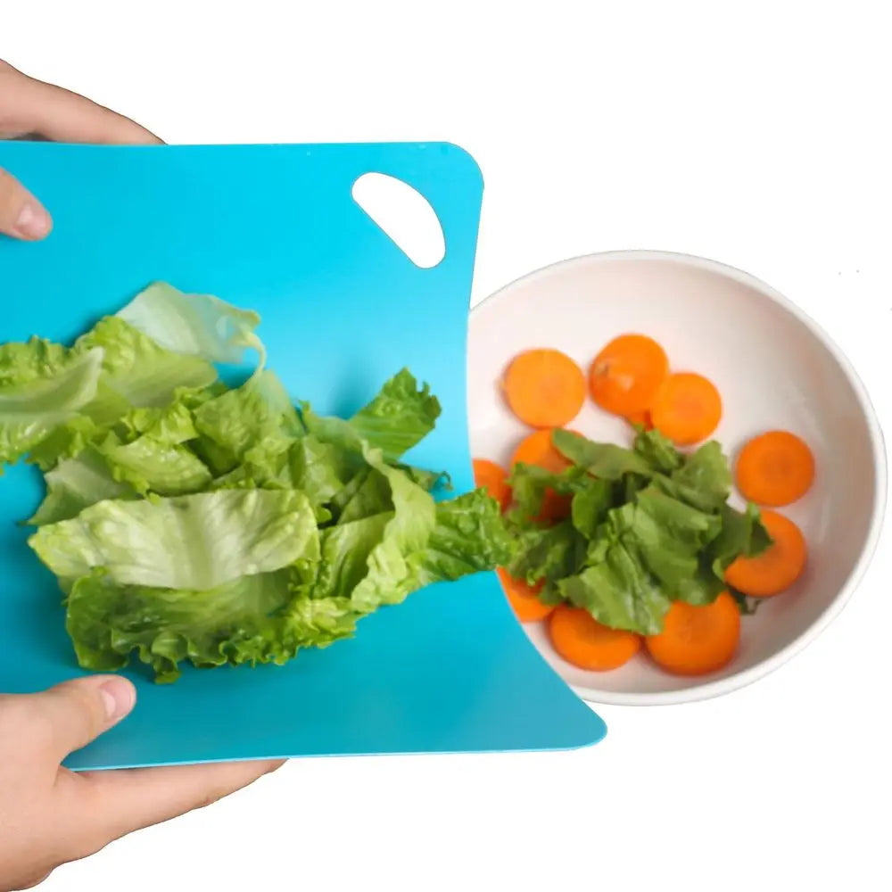Plastic Flexible Cutting Mats for Kitchen, 3pcs Color Coded Chopping Board Set, Cutting Board Sheet for Kitchen Cooking, Dishwas