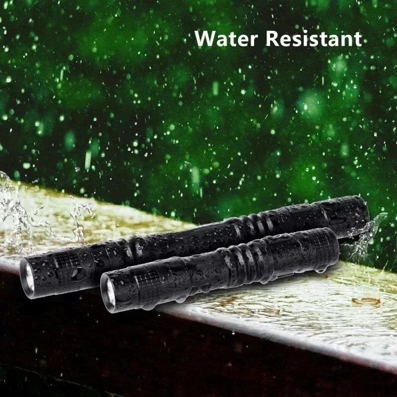Mini Portable LED Pen Light with Clip Ultra Bright High Lumens Pocket Handheld Flashlight Torch for Camping Outdoor Emergency