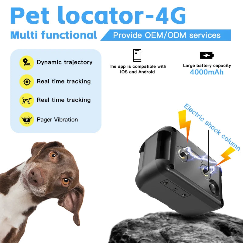 Special WiFi Waterproof GPS Dog Tracking Collar 1-Year Warranty GPRS GSM LBS AGPS Technology PC Android App Historical Track