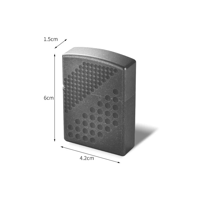 Titanium Alloy Lighter Shell CNC Process Waterproof Drop-Proof Portable Compact Outdoor EDC Tool (No Core)