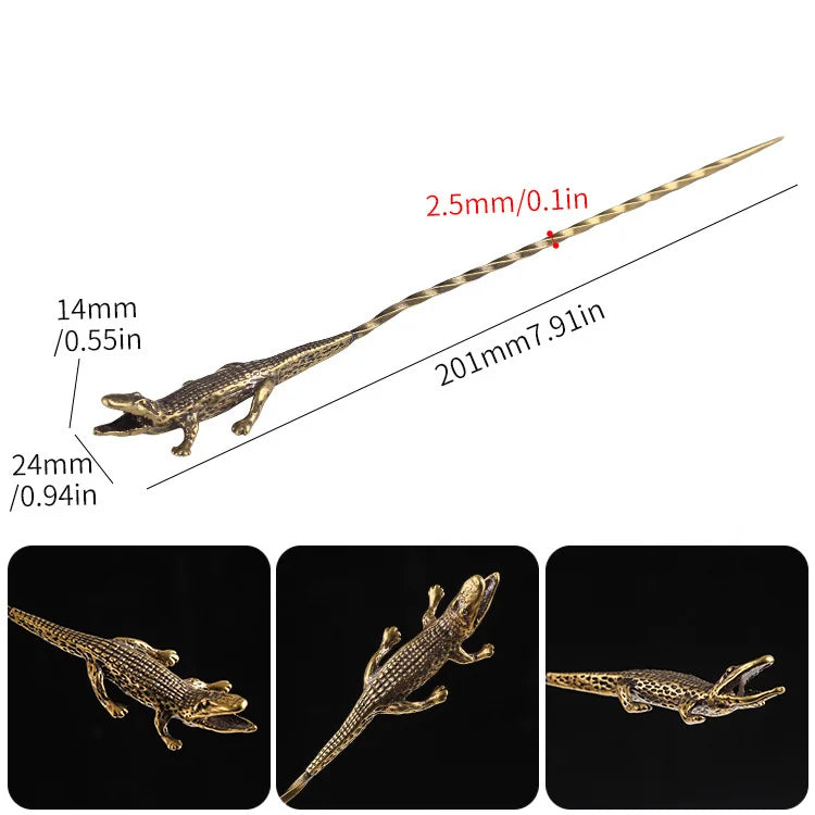 Retro Carved Cigar Drill Dredge Cigar Pass Needle Personality Engraved Cigar Needle Drill Cigar Knife Cigar Smoking Accessories