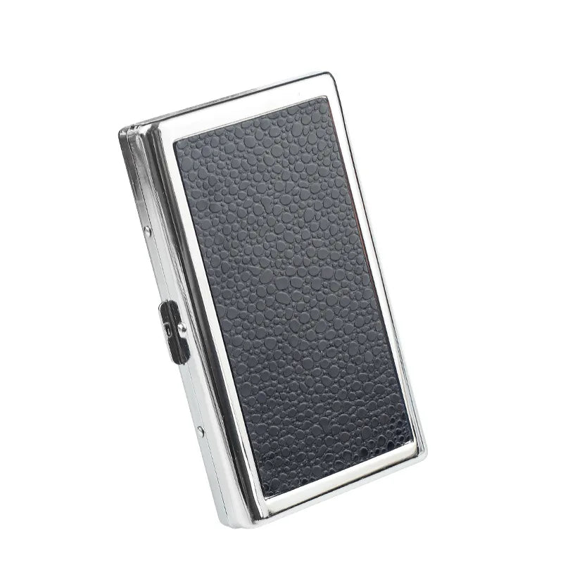 Coarse Medium Fine Three Use Creative Cigarette case Portable Metal Anti Pressure Cigarette Box Personalized men Smoking Tool