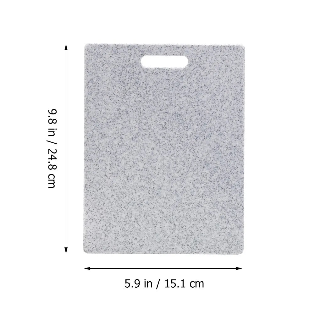 1Pcs Marble Look Cutting Board PP Material Portable Lightweight Wear Resistant Kitchen Cutting Board for Fruit Vegetable Meat