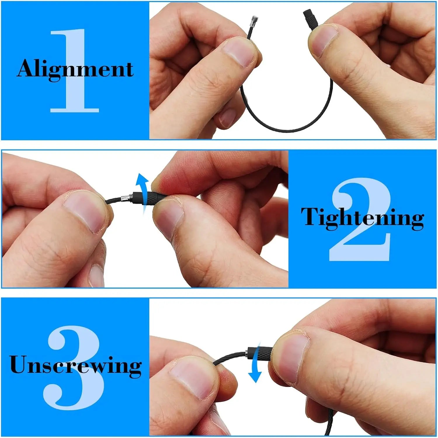 5/15/25/40Pcs Extendable Wire Keychain Cable Large Keyrings Luggage Tags Loops Holder ID Tag Keeper for DIY Key Ring Crafts Gift