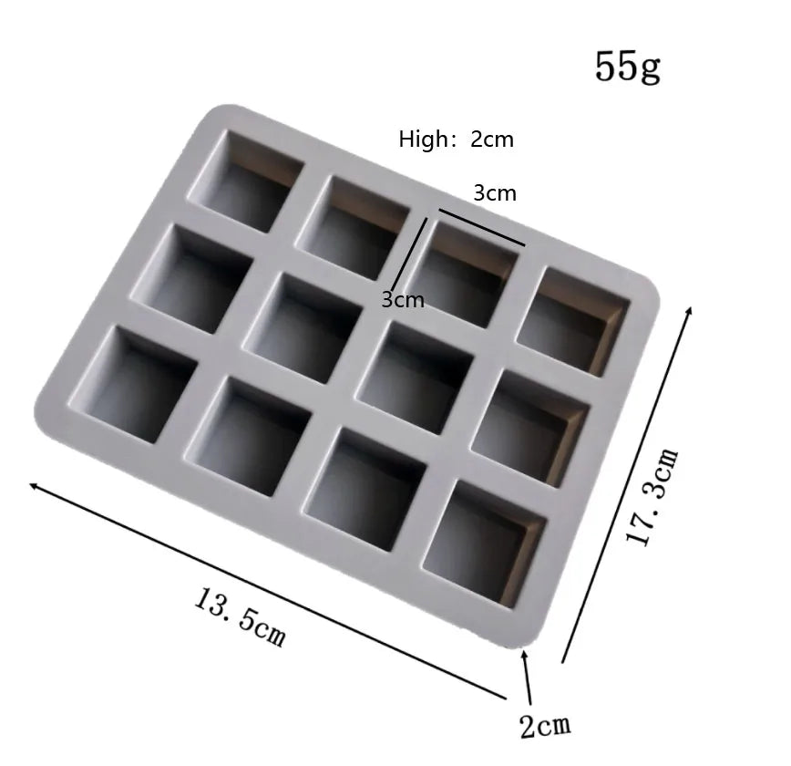 Diy  Ice Lattice Bakeware Silicone Cake Mold Tool ,pudding  Ice Cream Handmade Cake Mold