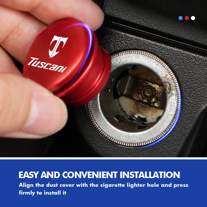 Car Cigarette Lighter Waterproof Cover Dustproof Protective Accessories For Hyundai Genesis GDi Elantra Accent Tucson i30 i10