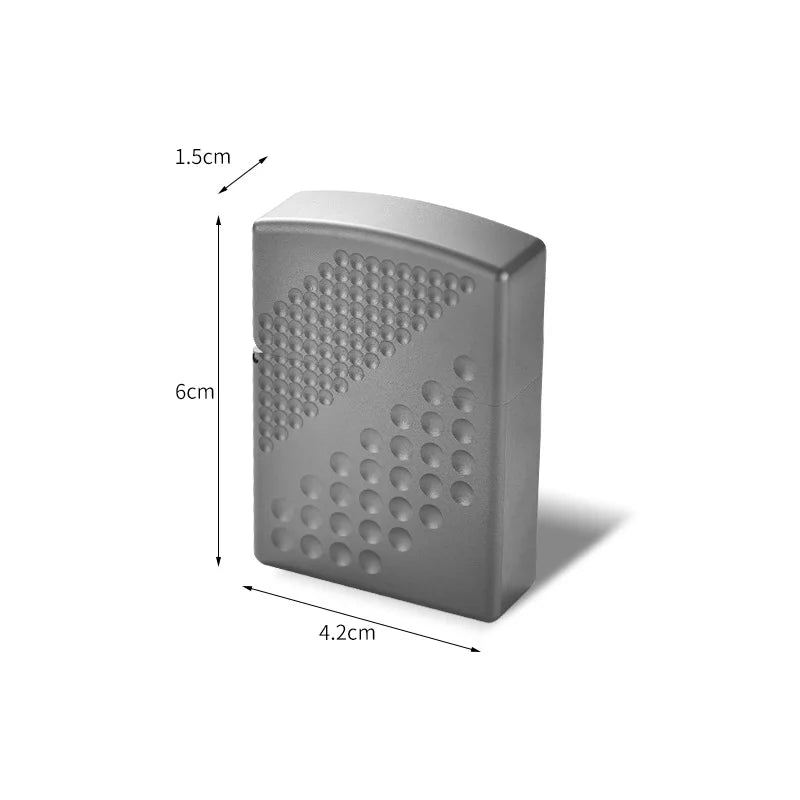 Titanium Alloy Lighter Shell CNC Process Waterproof Drop-Proof Portable Compact Outdoor EDC Tool (No Core)