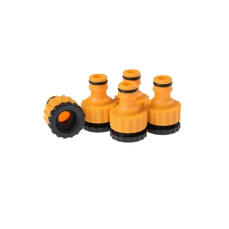 10pcs Hose Faucet Quick Connector 3/4 & 1/2 Inch Graden Hose Water Tap Threaded Connector Faucet Adapter For Garden Irrigation