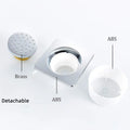 Wall-Mounted Adjustable Brass Shower Jet, 130mm Spa-Style Side Spray, Bathroom Accessory