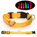 3 Modes LED Flashing Dog Collar, USB Rechargeable & Battery Operated Adjustable Dog Loss Prevention Collar Pet Accessories