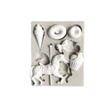 Trojan horse ice cream doughnut silicone mold candy cake candy mold chocolate decoration tool mold