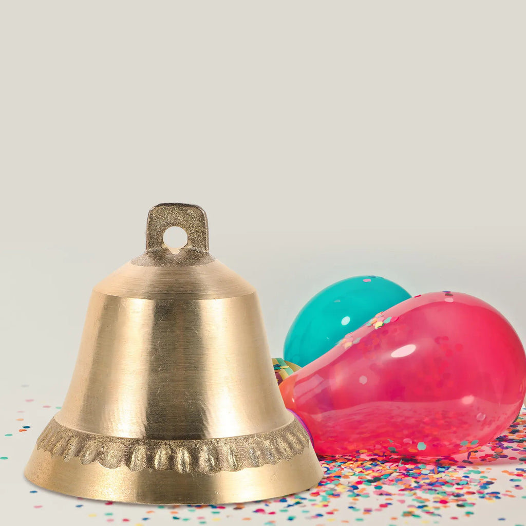 Small Golden Brass Vintage Bell Mini Jingle Charm for Doorbell Dog Collar Pendant DIY Craft Wind Chime Adds Home Atmosphere
