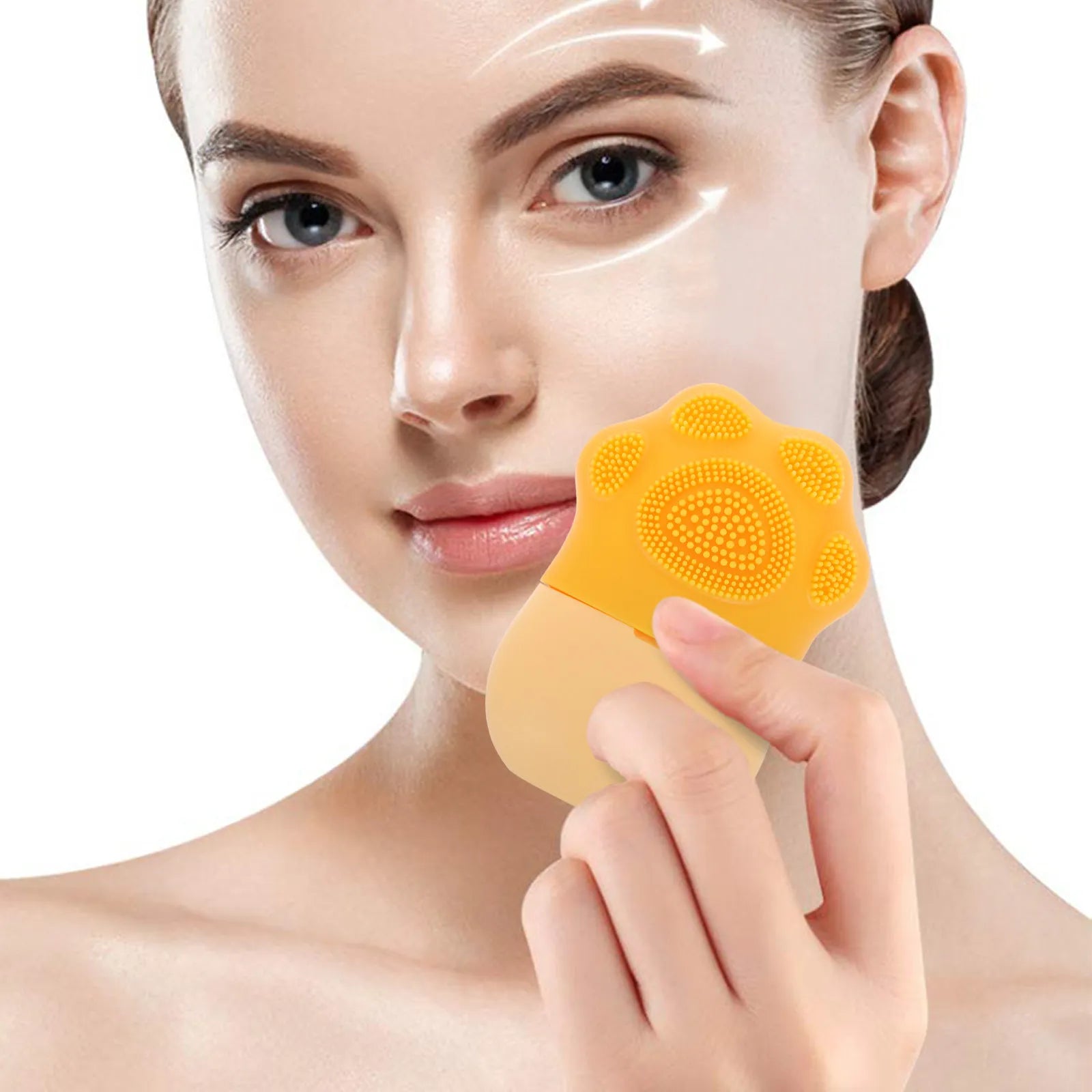 Reusable Silicone with Face Ice Mold for Facial Massage Wrinkles Reduction Skin Revitalizing Cooling Therapy Eye Bags