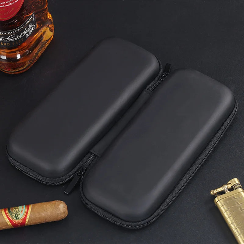 1pc Portable Cigar Travel Case EVA Light weight Cigar Holder Bag Zipper Carrying Case for Cigar Accessories Cool Gadget 2026