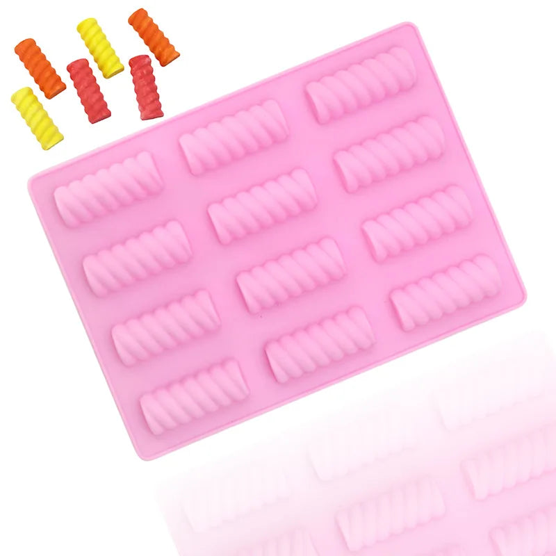 New Chocolate Bar Silicone Mold Stick Cookie Baking Tray Ice Cube Candy Protein Energy Wax Melt Crayon Kitchen Accessories Tools