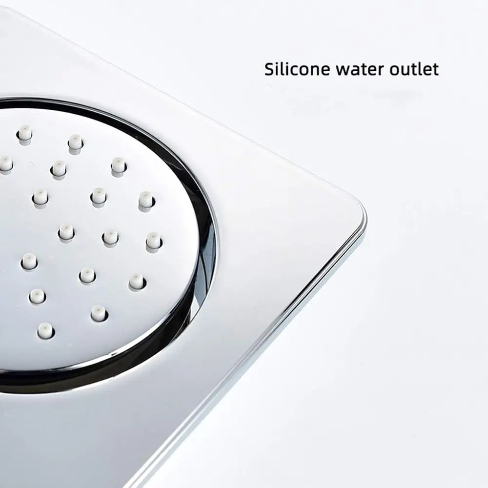 Wall-Mounted Adjustable Brass Shower Jet, 130mm Spa-Style Side Spray, Bathroom Accessory