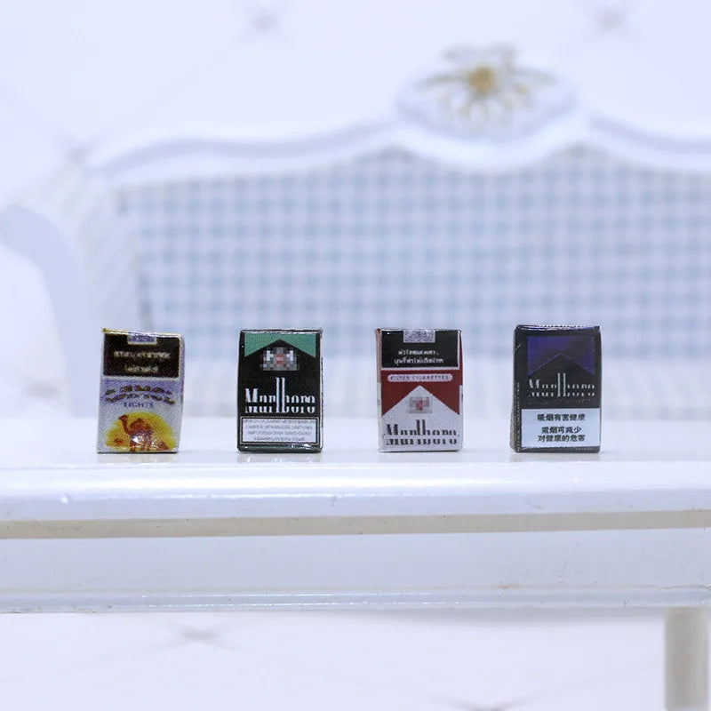 Cigarette Case Mini Cigar Case Dollhouse Photography Props Home Decoration Doll House Accessories Miniature Items BJD Doll Toys