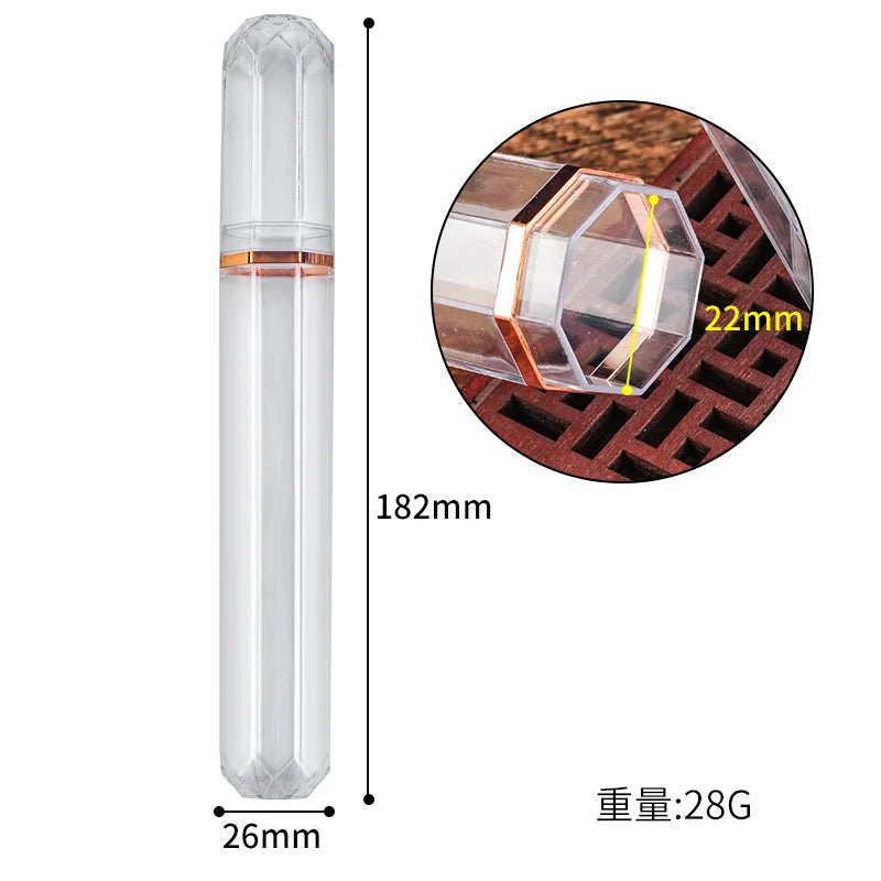 Acrylic Travel Cigar Tube Fashion Humidor Holder Cigar Case Portable Storage Clear Storage Box Cigar Accessories