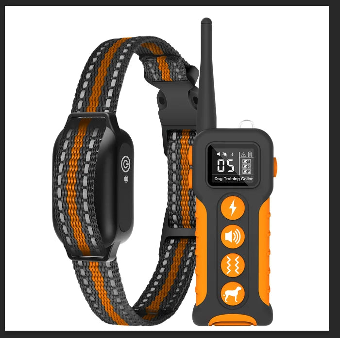 Waterproof Remote Control Large Breed Dogs Vibration Static Luxury Bark Reflective Training Dog Shock Collar