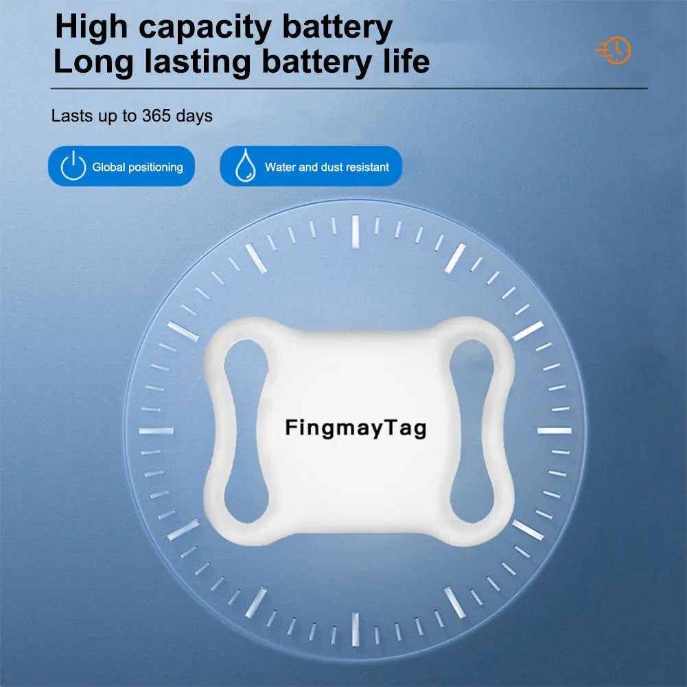 Real-time Tracking Dog Cat Collar Find Device BT GPS Tracking Device Pet Tracker for Dogs Cats Kids Pets Keychain Wallet Luggage
