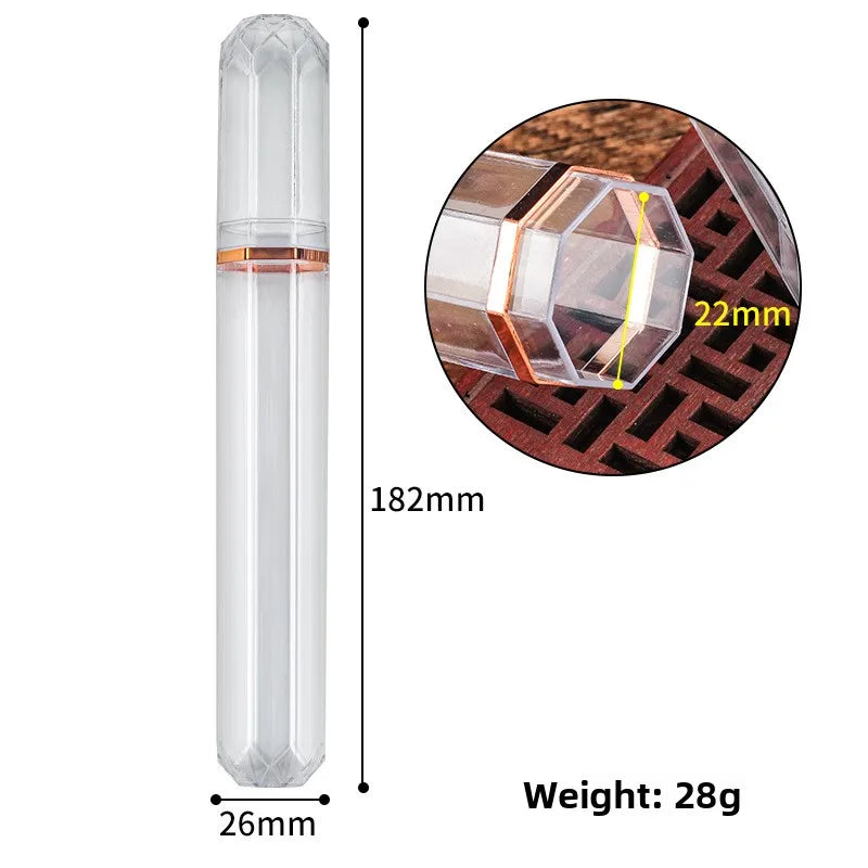 Acrylic Travel Cigar Tube Fashion Humidor Holder Cigar Case Portable Storage Clear Storage Box Cigar Accessories